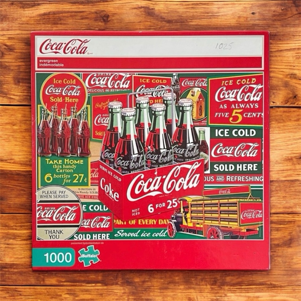 🧩 Buffalo 1000 PCS Puzzle Coca-Cola Evergreen